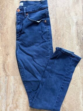 LOFT Dark Blue Skinny Jeans